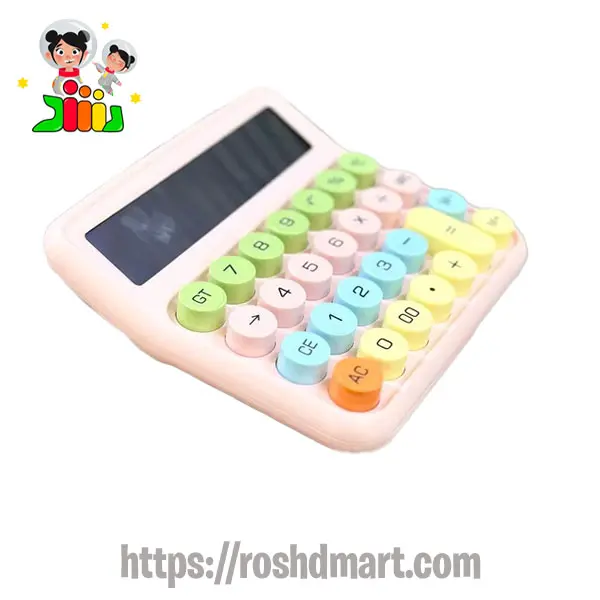 ماشین حساب فانتزی رنگی کد 2188