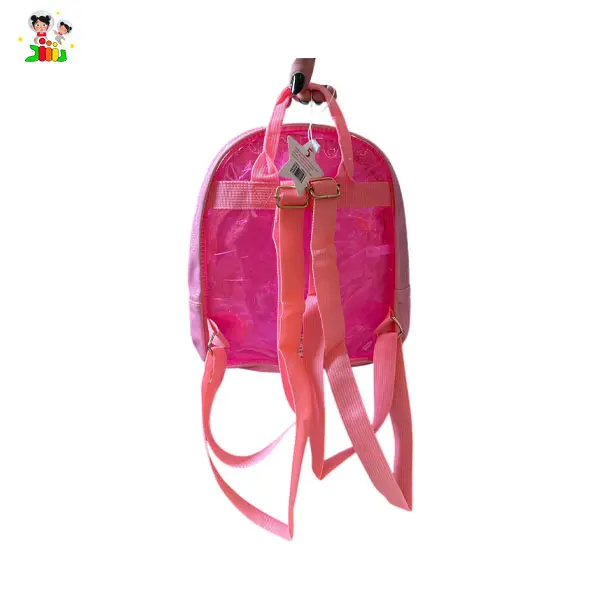 کیف کوله هولوگرامی پوم پوم دار 9080G3