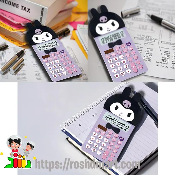 ماشین حساب فانتزی مدل کرومی کد 1165