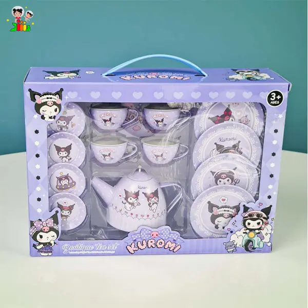 ست ظروف چای خوری فلزی مدل کرومی کد 7675