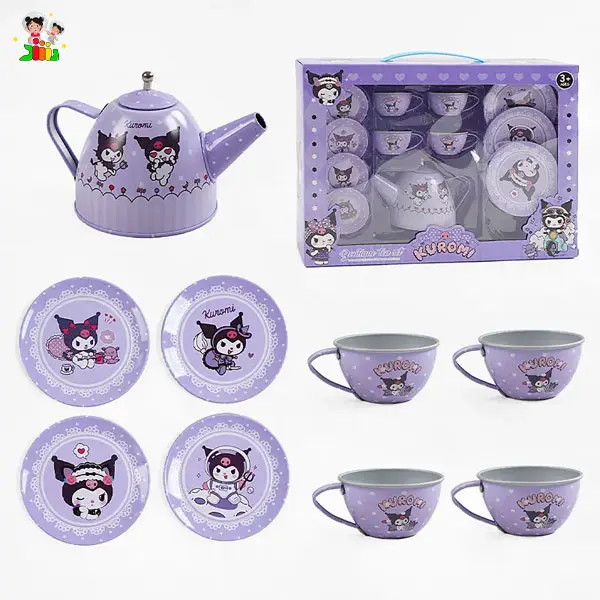 ست ظروف چای خوری فلزی مدل کرومی کد 7675
