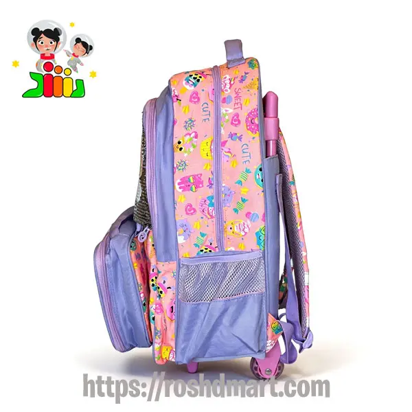 کیف کوله پشتی چرخ دار با بگ غذا برند اسکایلر