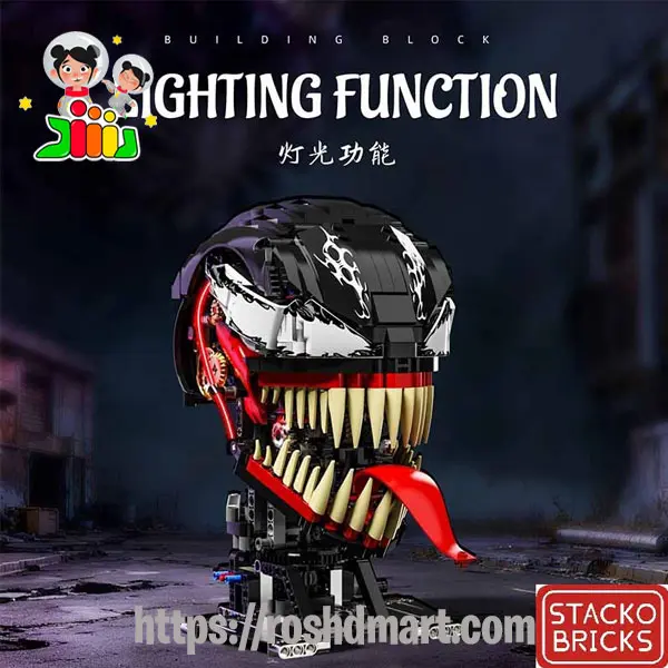 لگو سر ونوم مدل 02001 | ساختنی ۱۰۶۸ قطعه برند Stacko Bricks