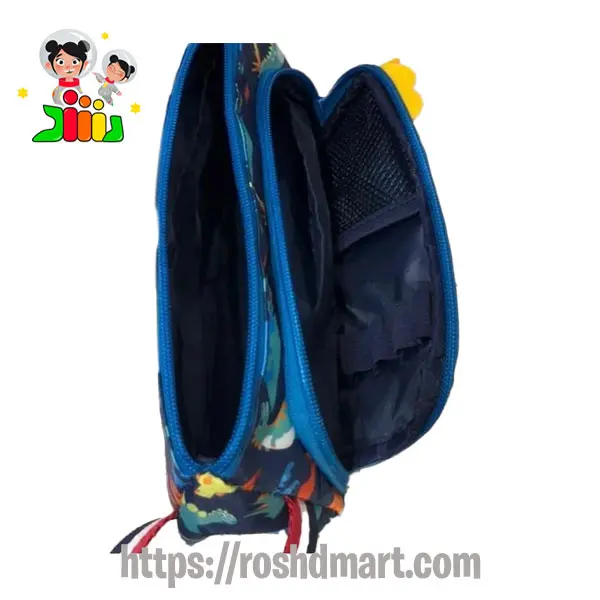 جامدادی پارچه ای دوزیپ مدل دایناسور برند وست کد 2099
